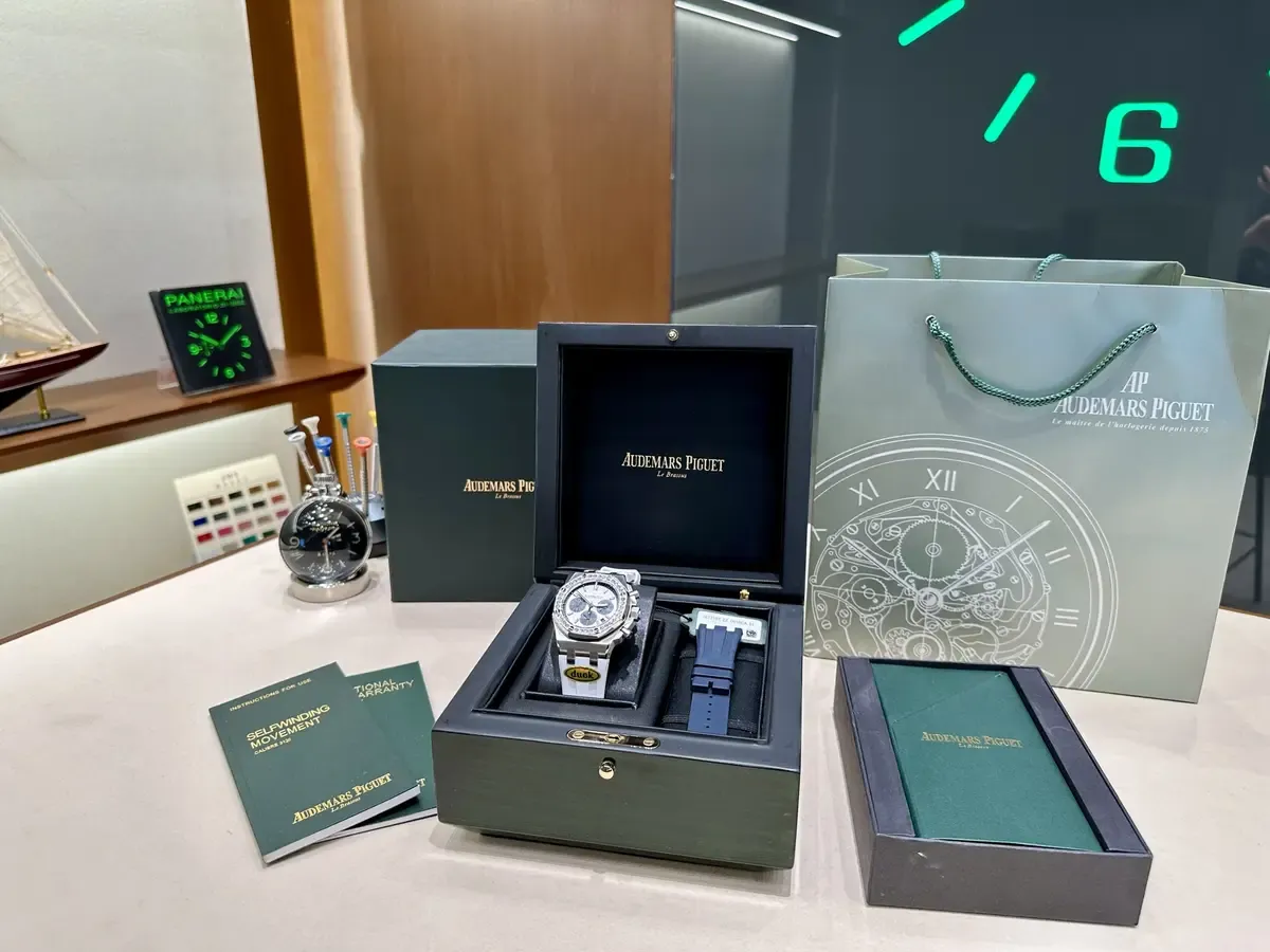 女表新选择：原单爱彼皇家橡树26231，32颗天然钻石GTC认证