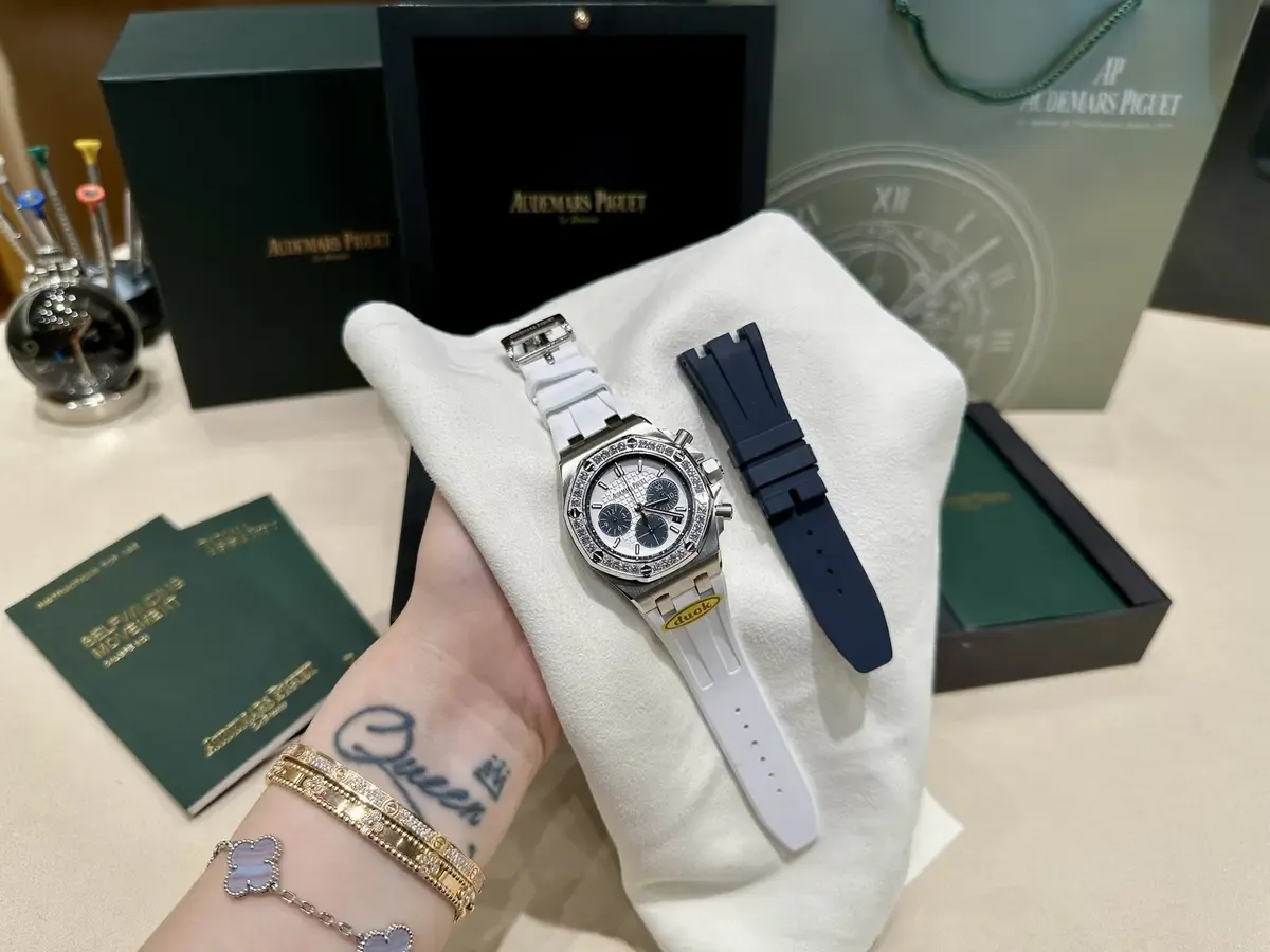 女表新选择：原单爱彼皇家橡树26231，32颗天然钻石GTC认证