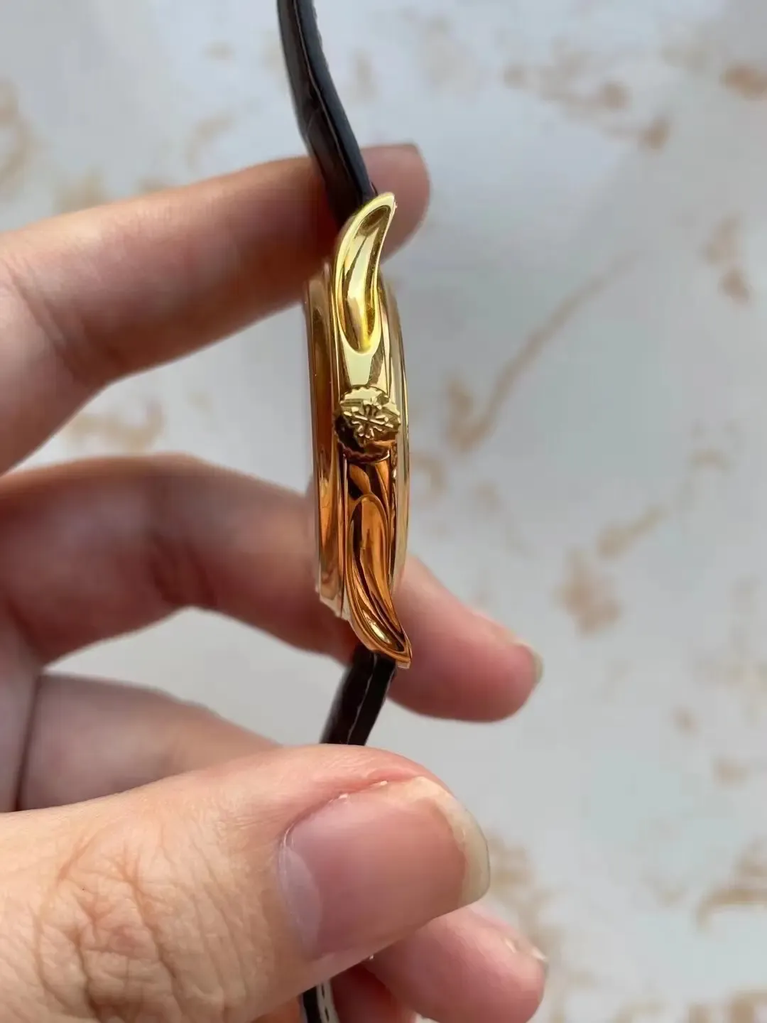 3K厂百达翡丽5227将官底实测：9.2mm+324机芯，细节太疯狂