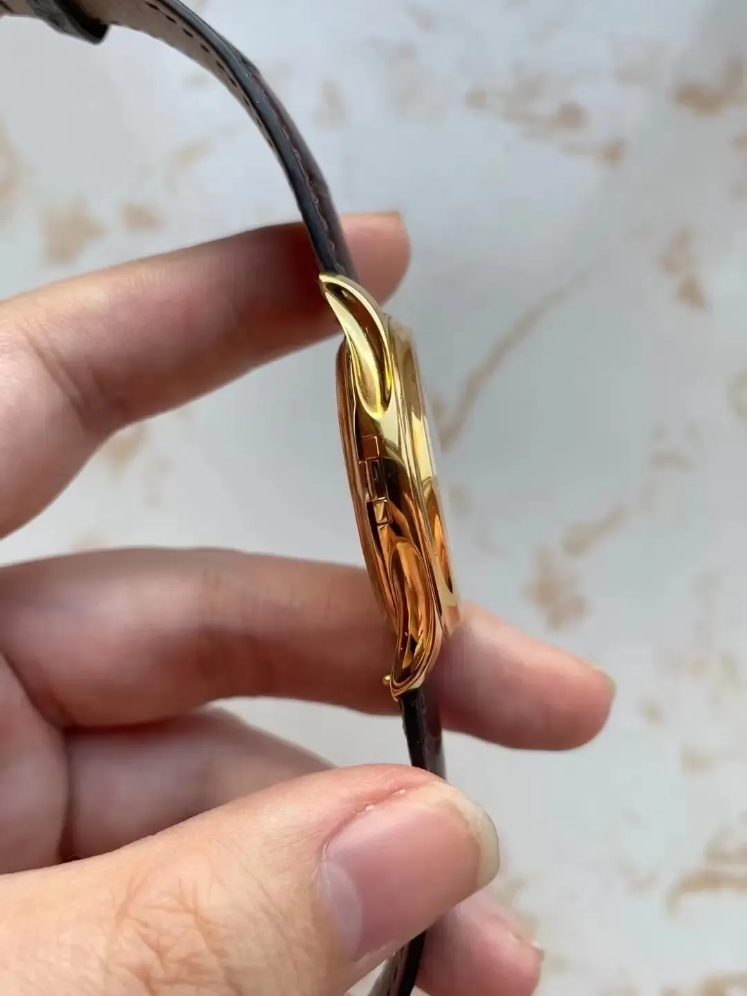 3K厂百达翡丽5227将官底实测：9.2mm+324机芯，细节太疯狂