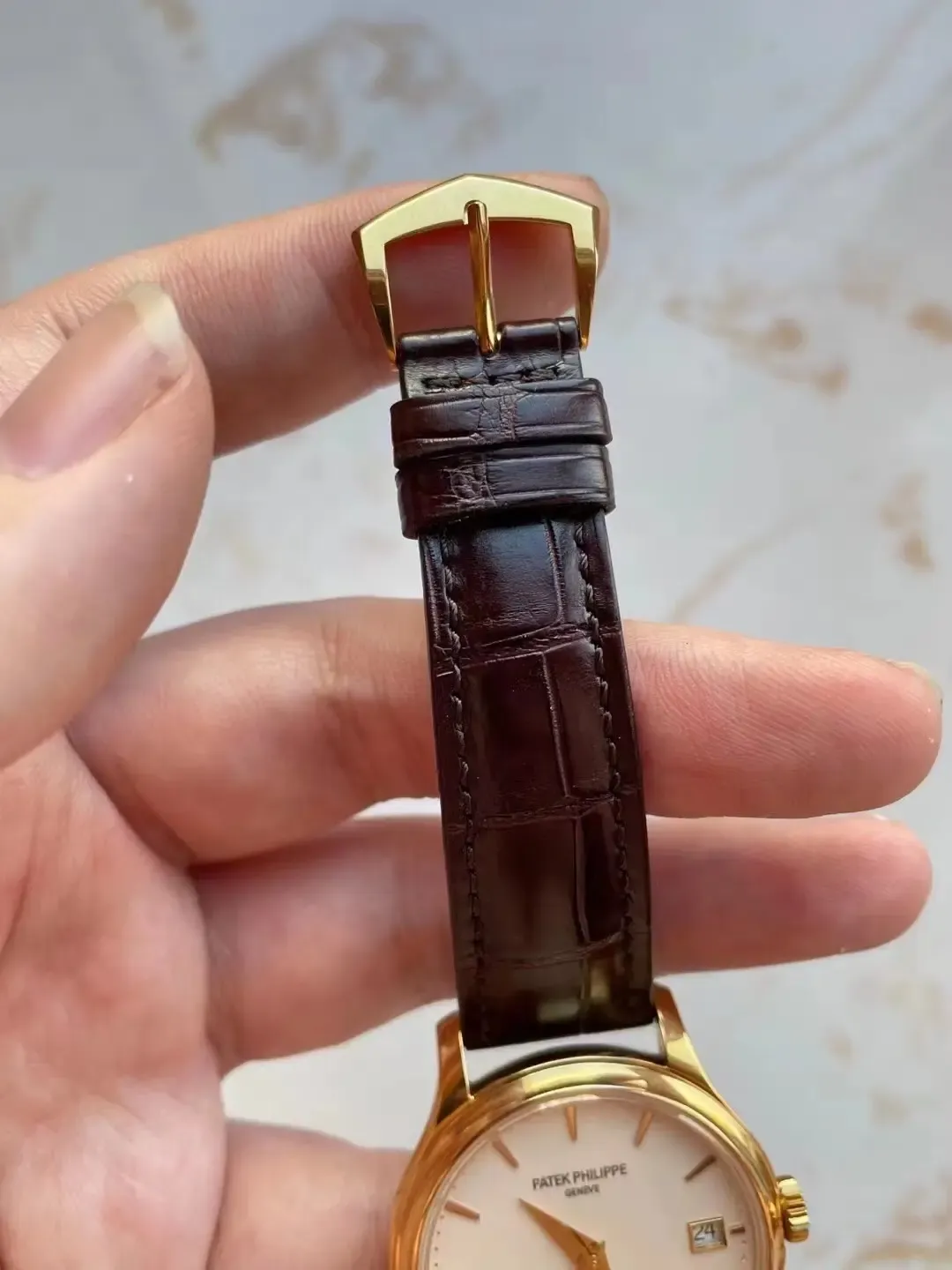 3K厂百达翡丽5227将官底实测：9.2mm+324机芯，细节太疯狂