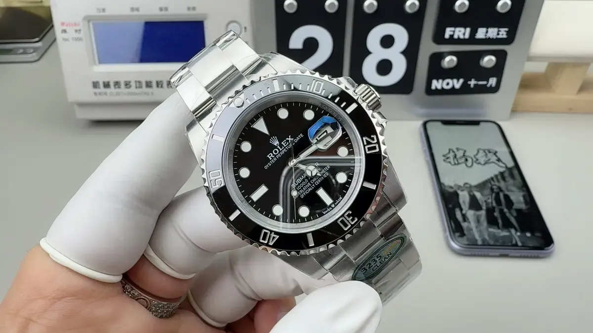 炸了！Clean厂劳力士黑水鬼v5版对比正品，这做工太狠了