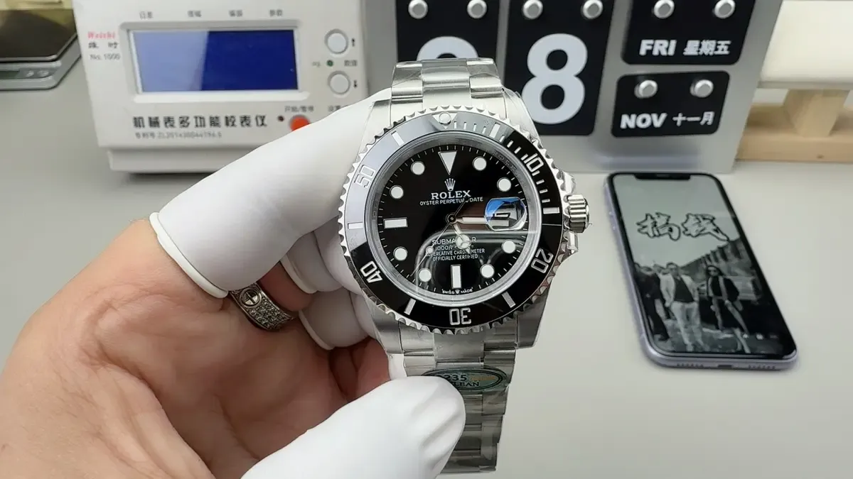 炸了！Clean厂劳力士黑水鬼v5版对比正品，这做工太狠了