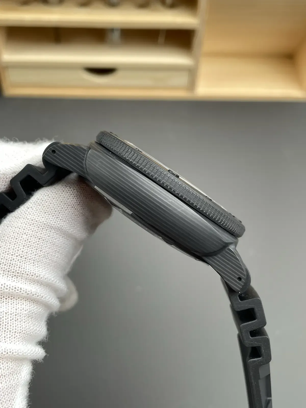 VS厂沛纳海PAM01616碳纤维，夜光效果及细节实拍