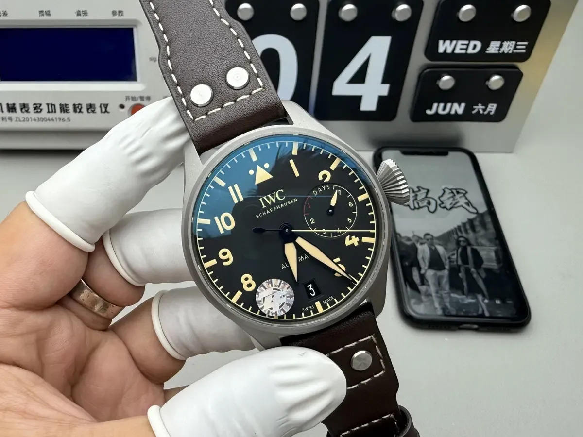 ZF厂万国大飞IW501004钛壳大飞评测：天花板的细节魅力！