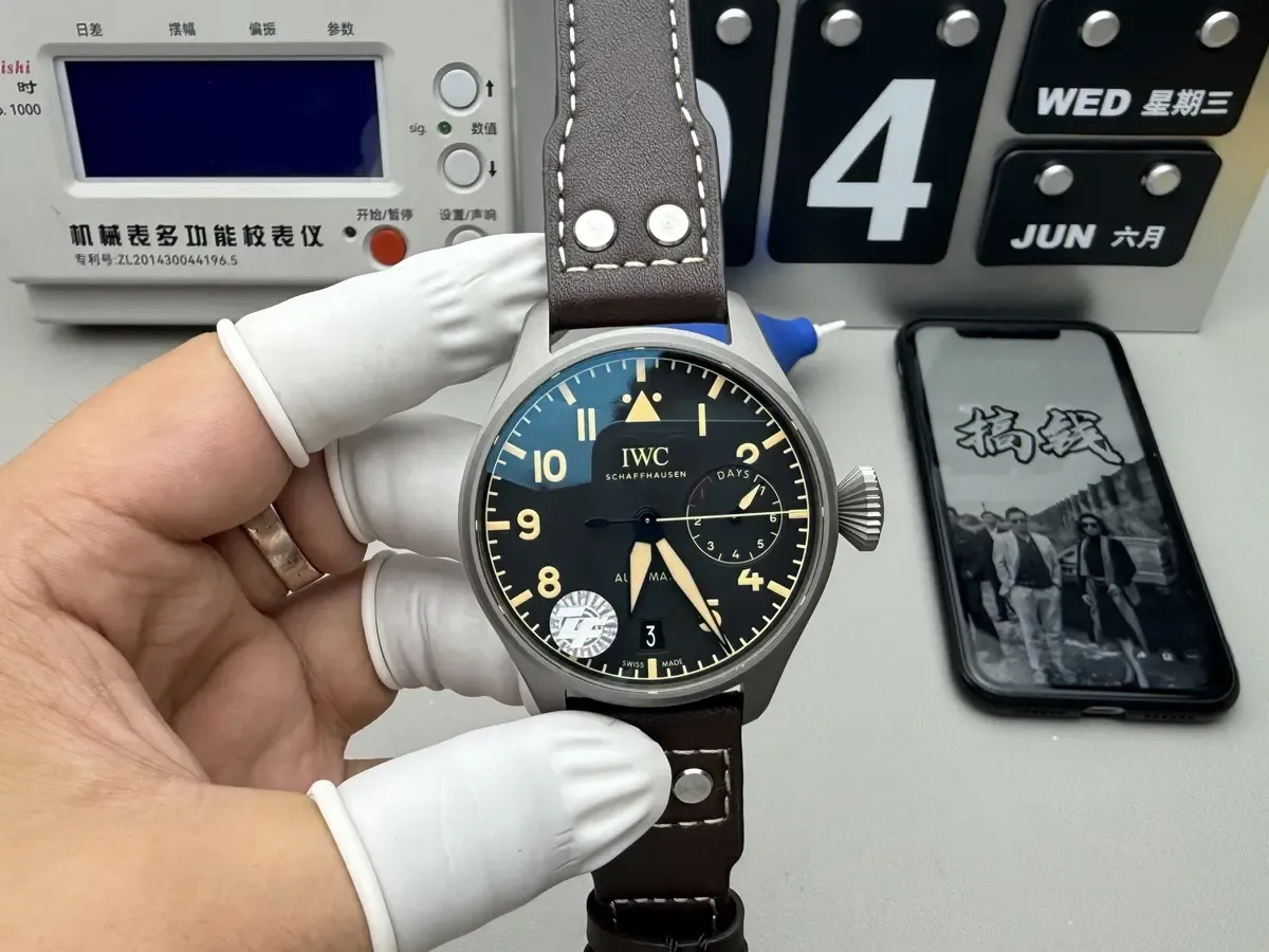 ZF厂万国大飞IW501004钛壳大飞评测：天花板的细节魅力！