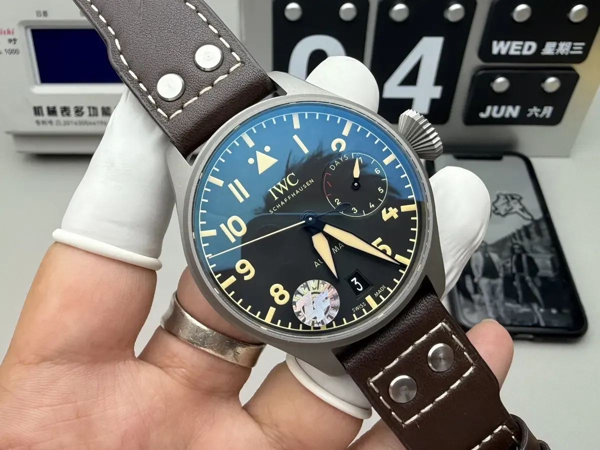 ZF厂万国大飞IW501004钛壳大飞评测：天花板的细节魅力！