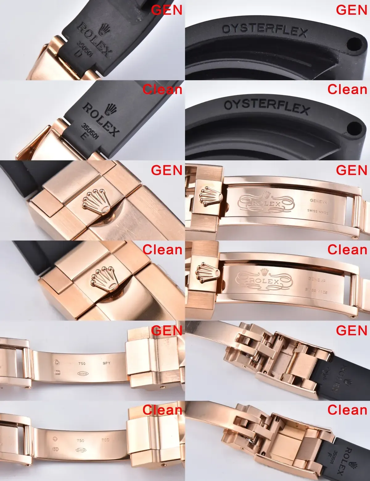 Clean厂劳力士玫瑰金贝嫂怎么样？真假对比告诉你