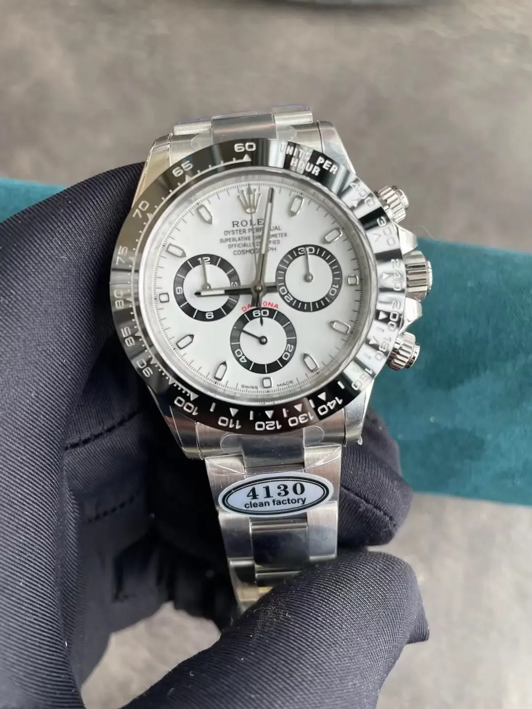 C厂V3熊猫迪对比APS厂：劳力士迪通拿的细节对决