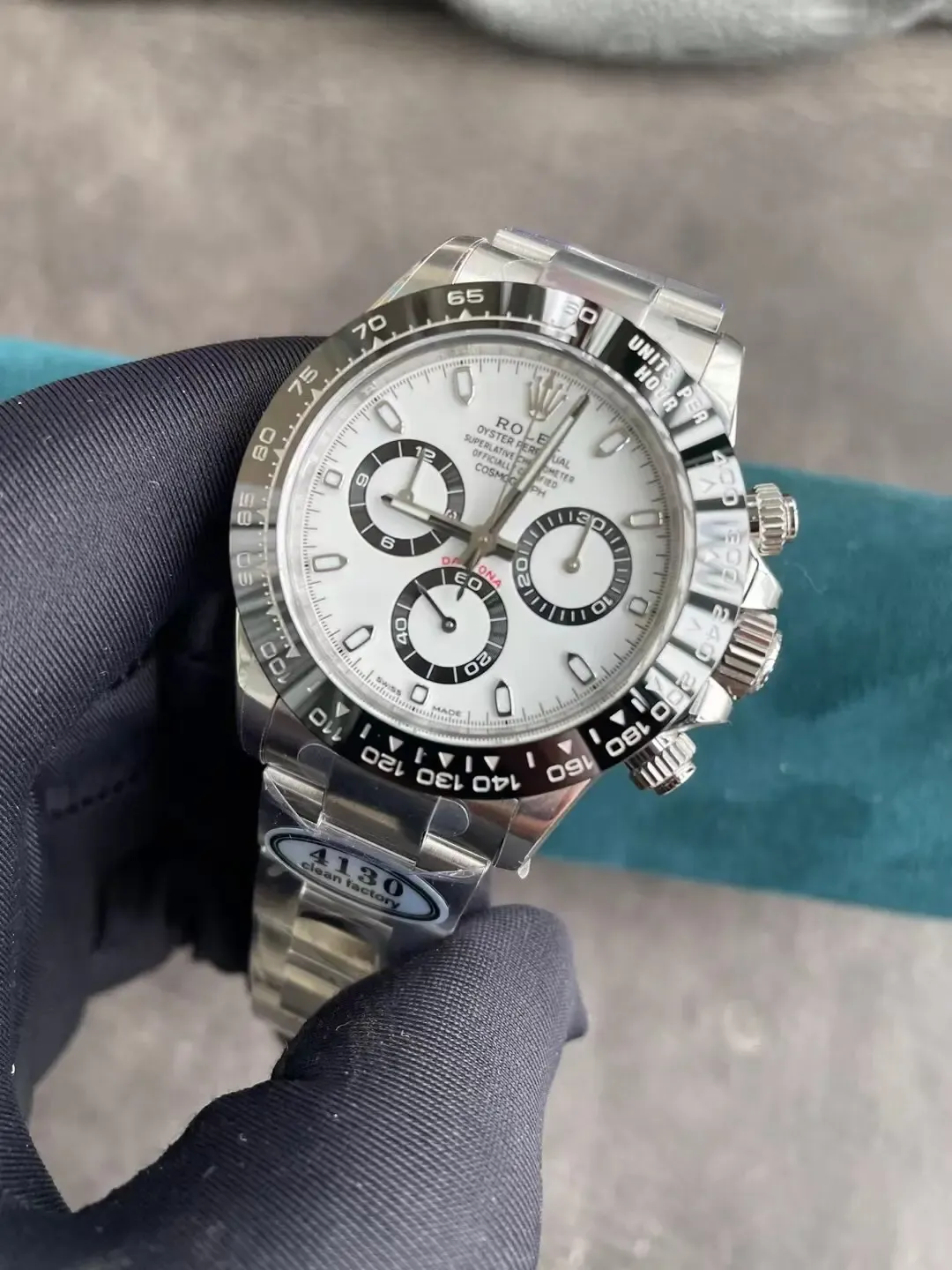 C厂V3熊猫迪对比APS厂：劳力士迪通拿的细节对决