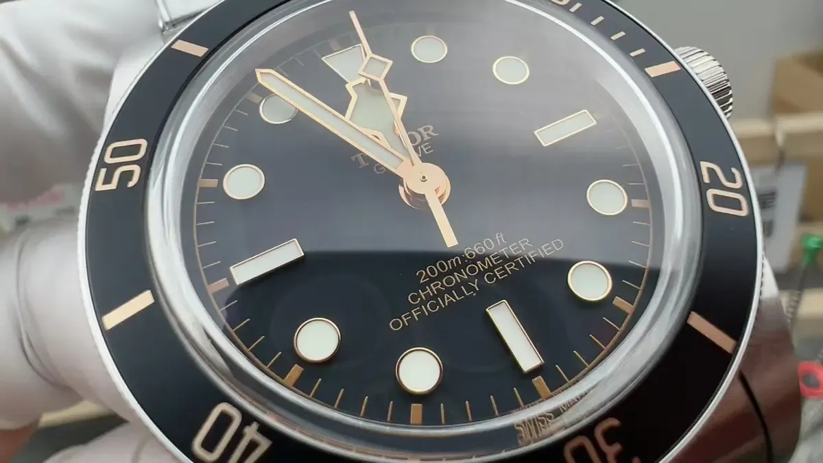 ZF厂帝舵碧湾54系列M79000N：37毫米真假评测