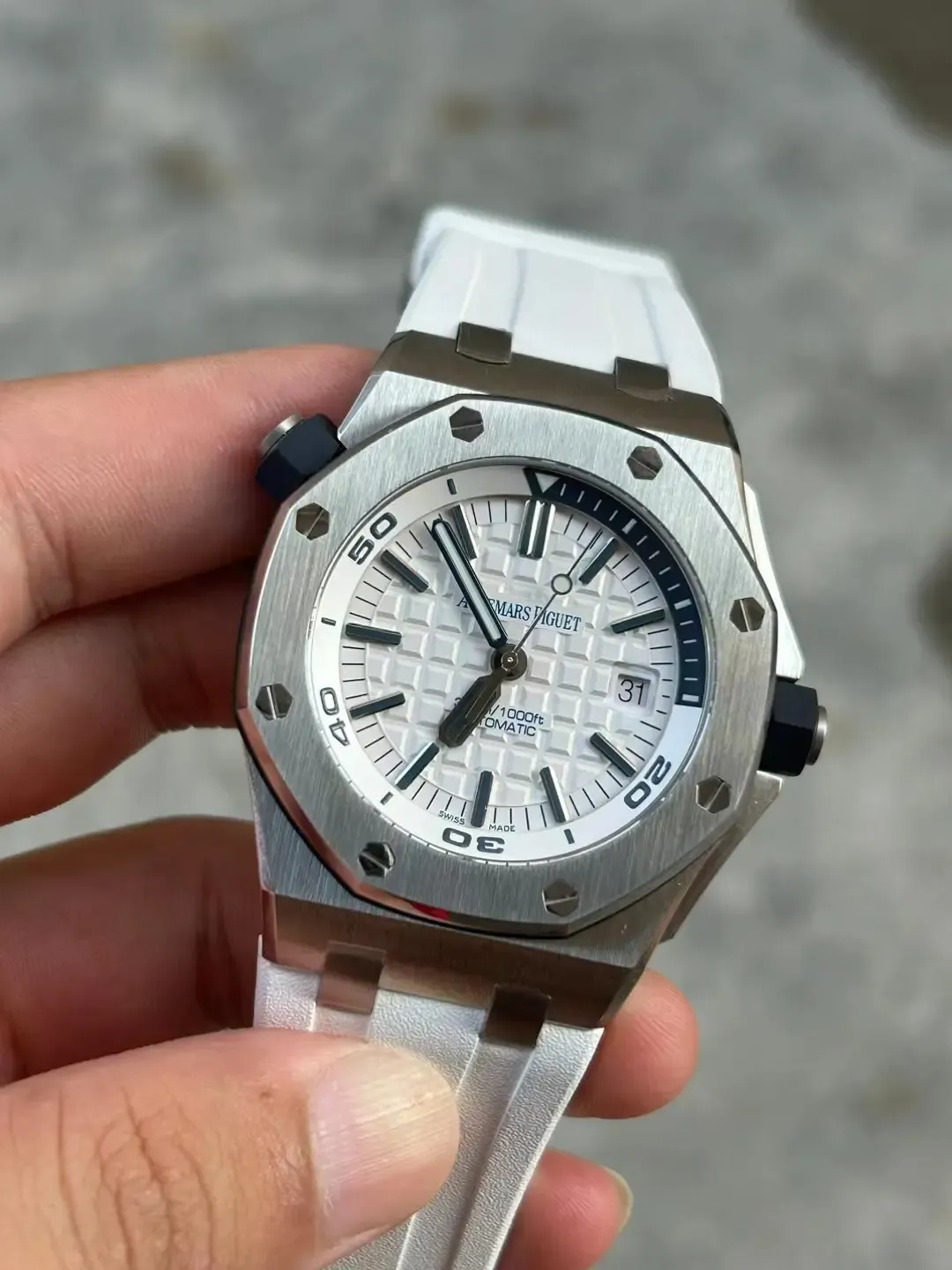 APS厂爱彼15710四分之一蓝评测：3120一体机芯值得买吗