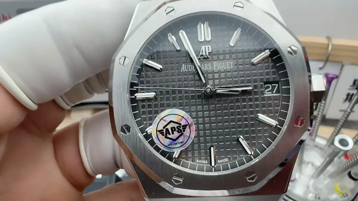 APS厂爱彼15500ST灰盘V3盘面细节评测（新手必看）