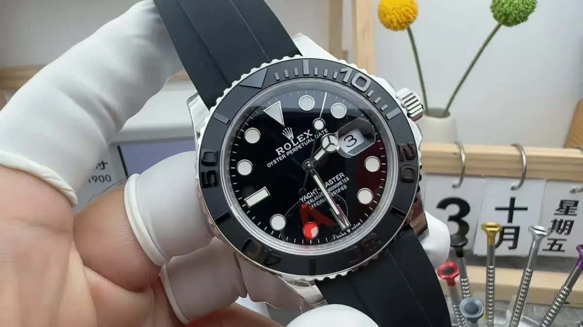 VS厂劳力士白金游艇评测：钨钢配重149克真假难辨