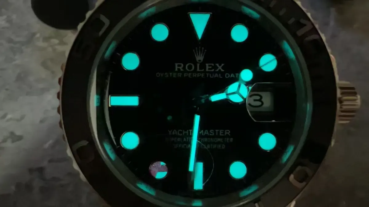 VS厂劳力士白金游艇评测：钨钢配重149克真假难辨