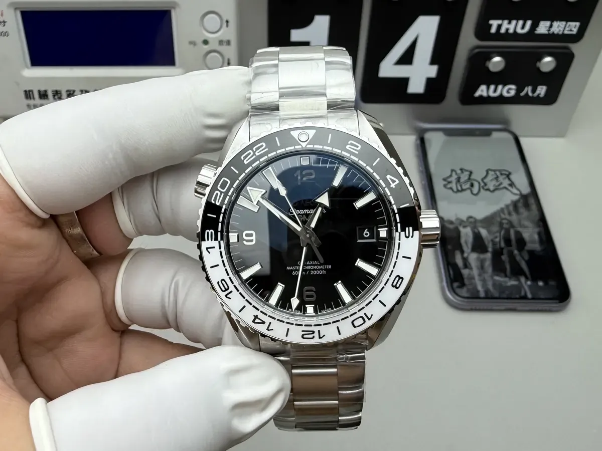 VS欧米茄海马600GMT太极圈，新手鉴别手册