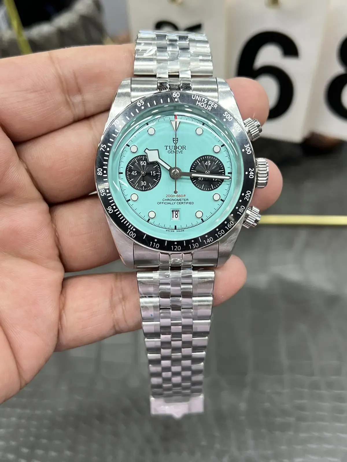 ZF厂帝舵碧湾计时火烈鸟色细节全解析