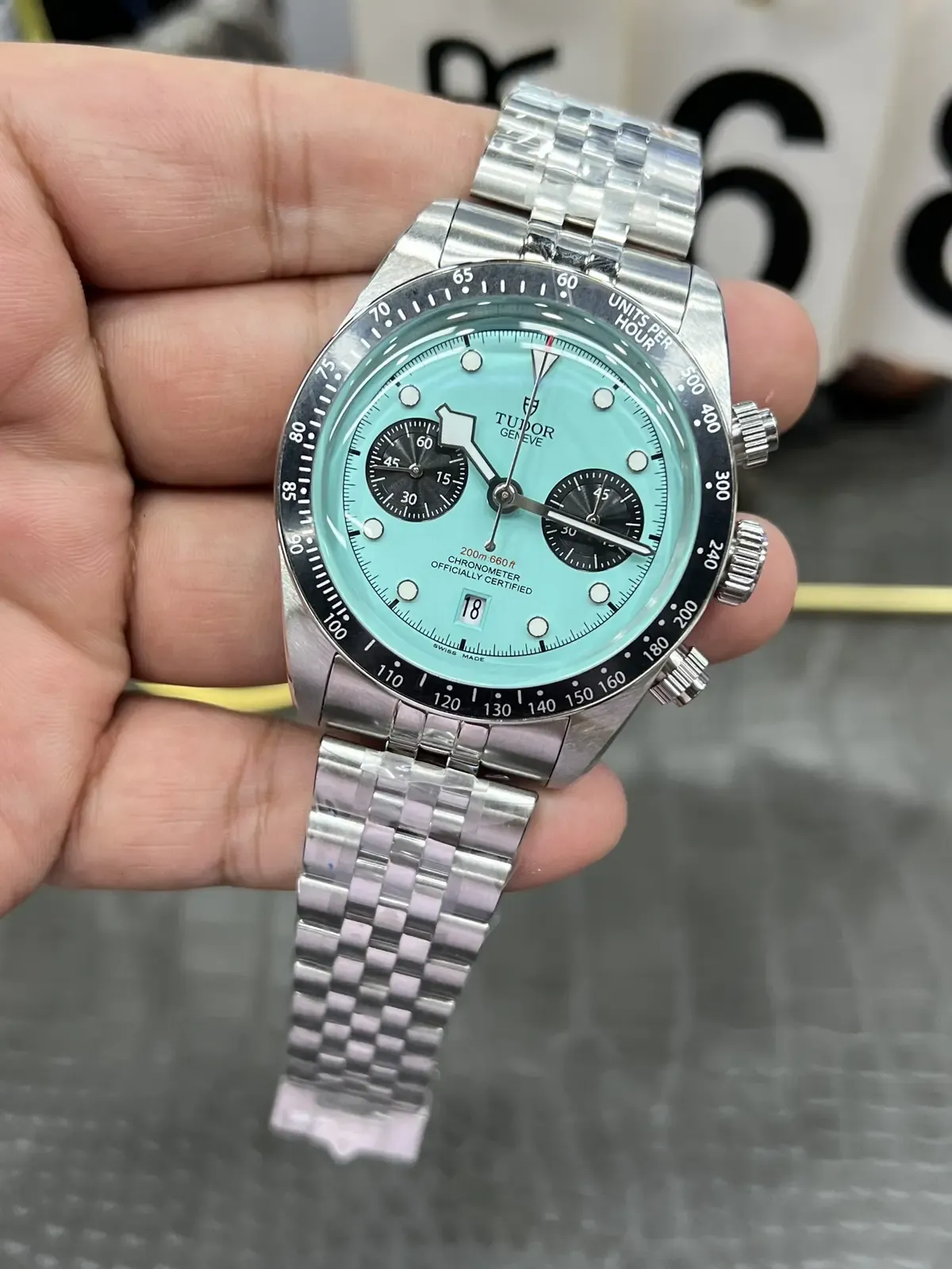 ZF厂帝舵碧湾计时火烈鸟色细节全解析