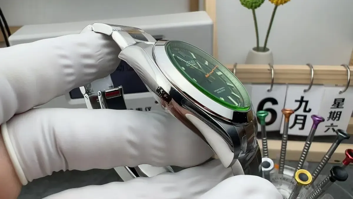 VS厂劳力士绿玻璃闪电针表带、圈口、机芯解析，值不值得买？