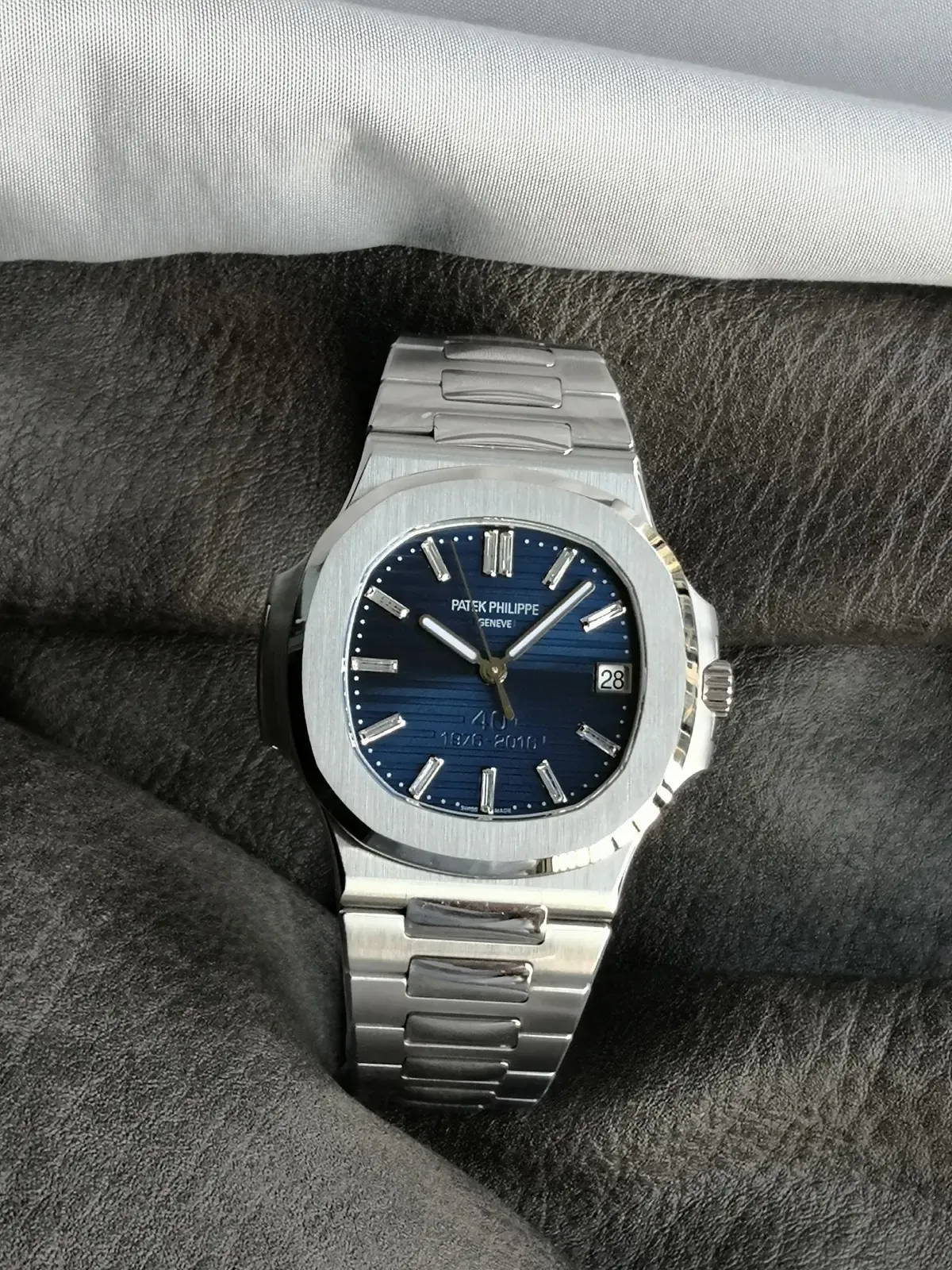 3K厂百达翡丽鹦鹉螺40周年版本对比正品，差距到底有多大？