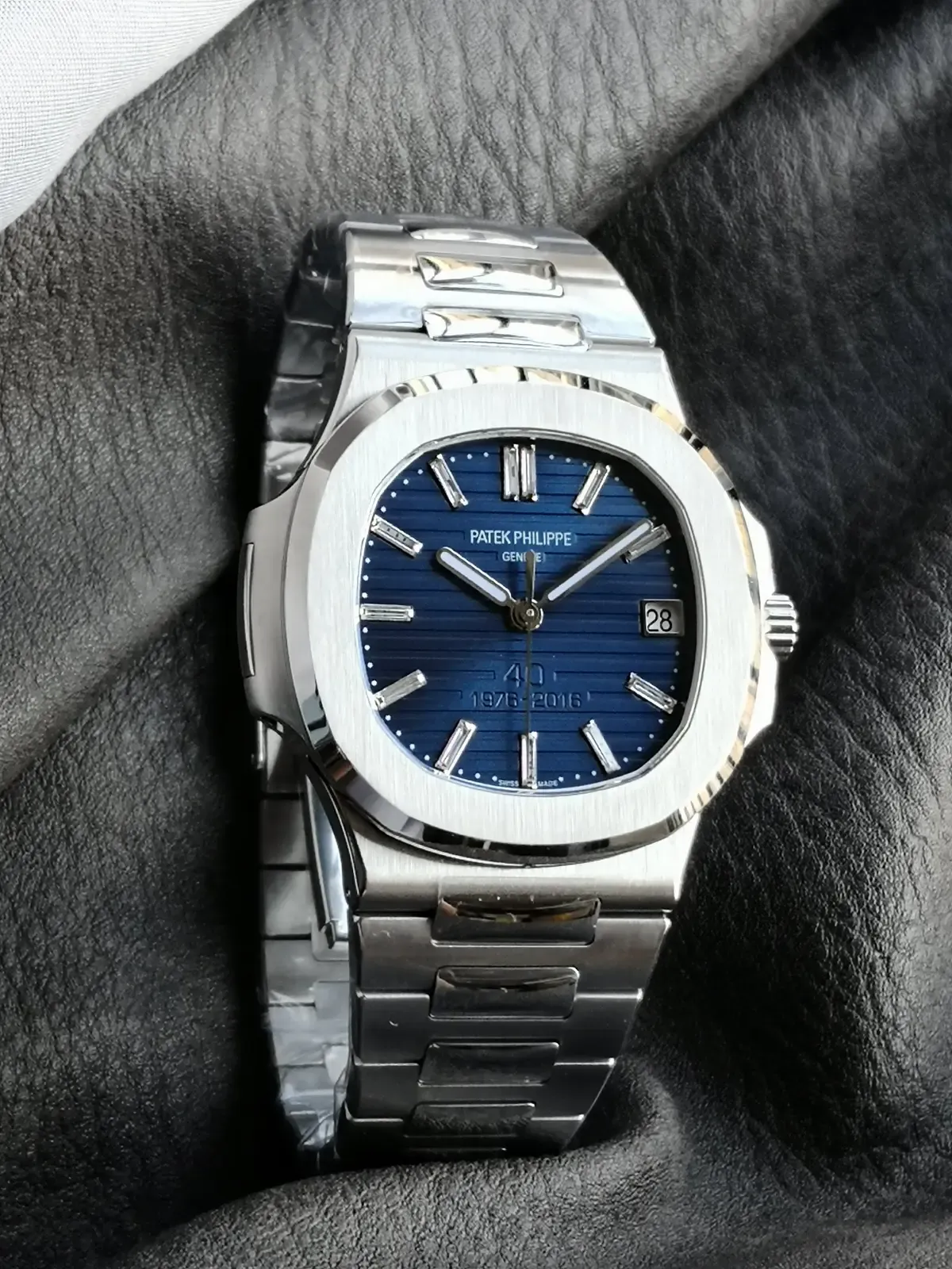 3K厂百达翡丽鹦鹉螺40周年版本对比正品，差距到底有多大？