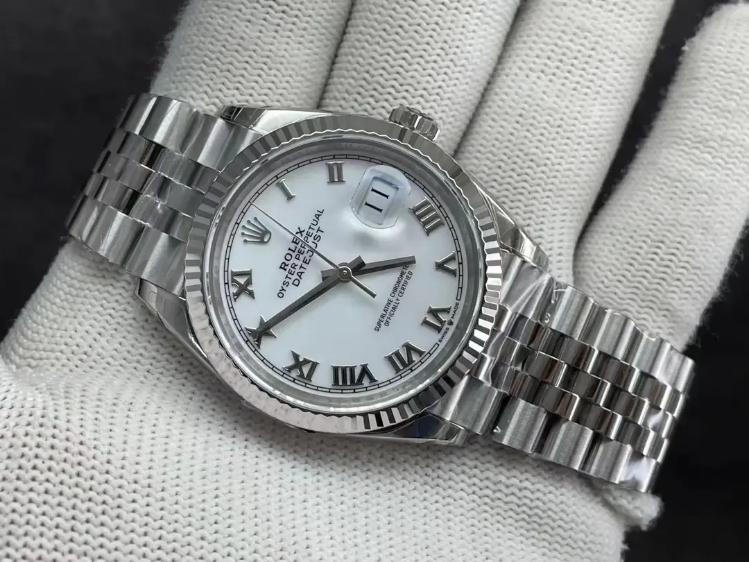 VS厂劳力士日志36mm白盘一眼假吗？细节对比正品