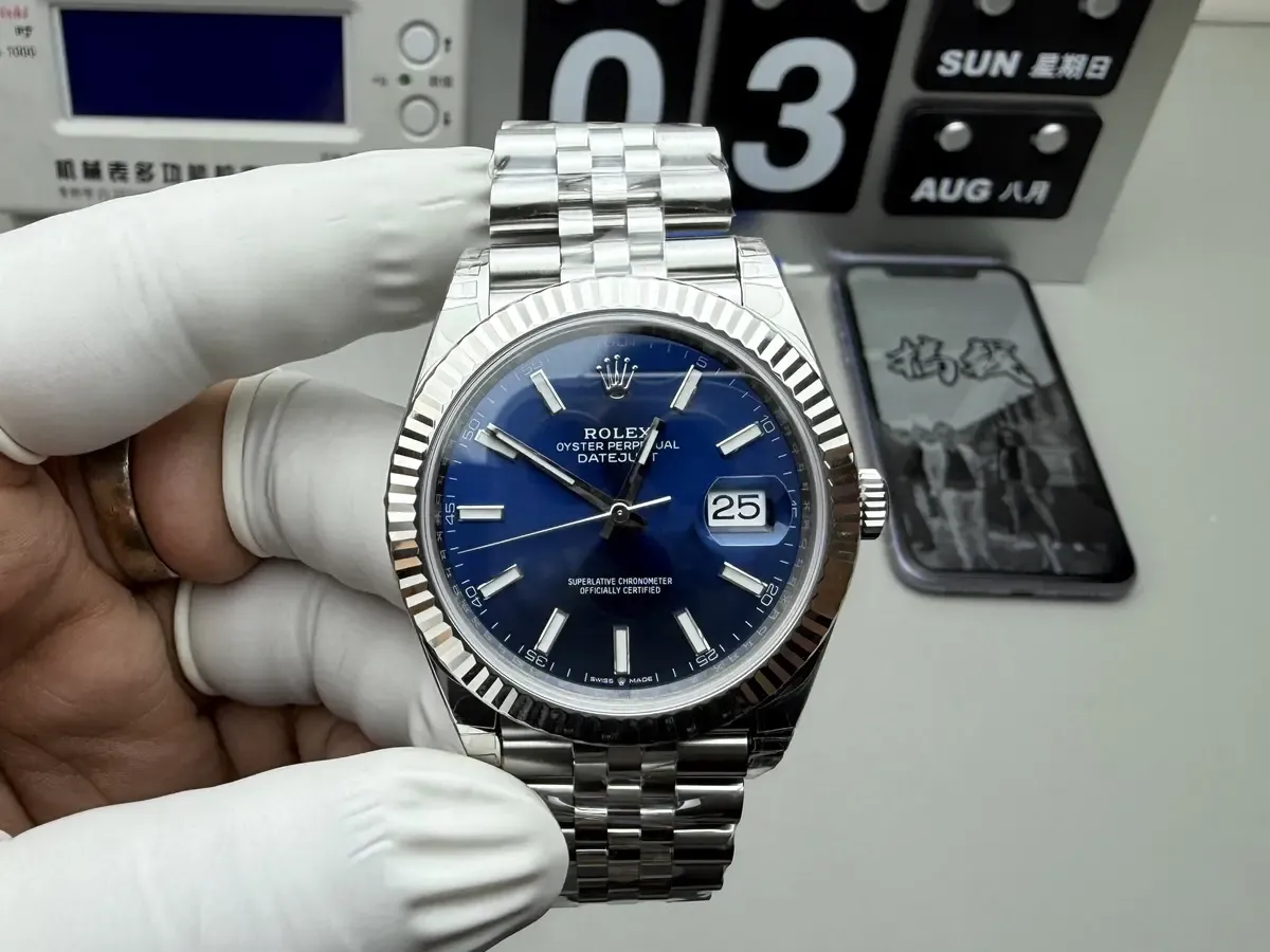 VS厂劳力士日志蓝面41mm：从盘面到机芯的全面评测