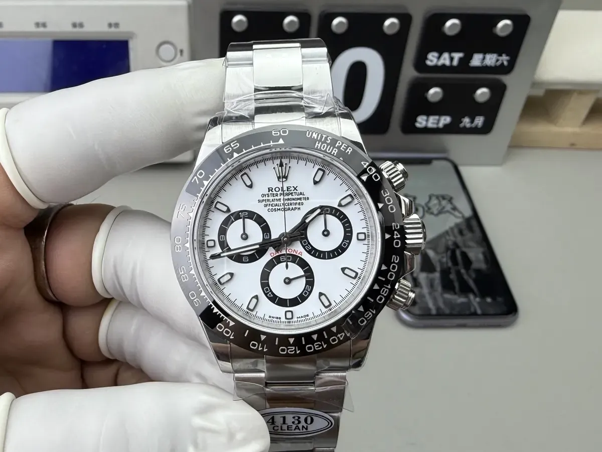 C厂劳力士迪通拿4130机芯v3版深度解析：细节升级与版本辨别