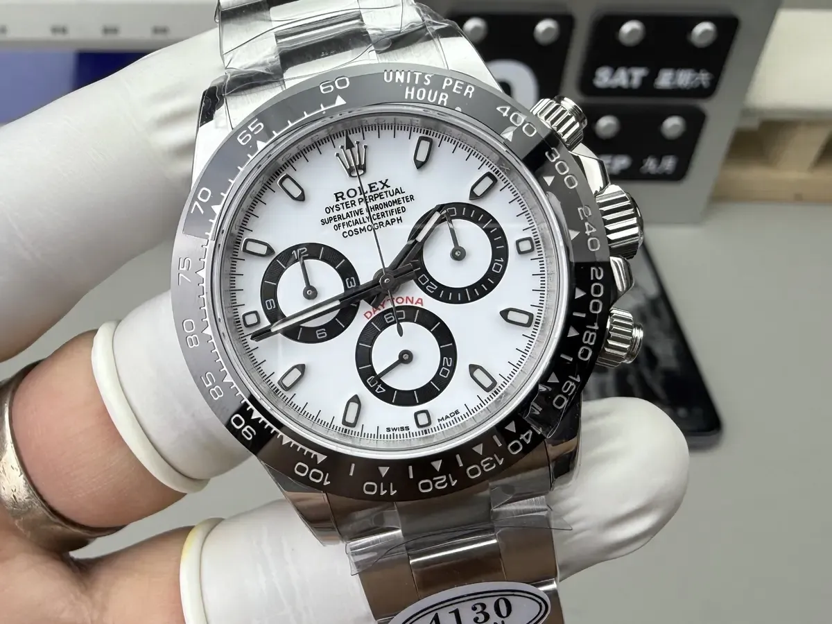 C厂劳力士迪通拿4130机芯v3版深度解析：细节升级与版本辨别