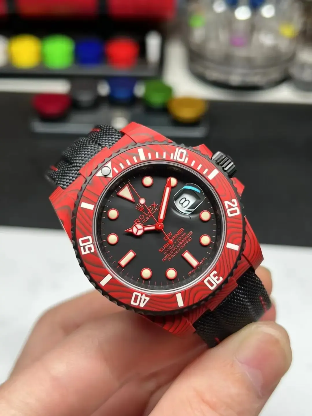 VS厂劳力士水鬼DIW改装：红魔与绿魔的深度评测