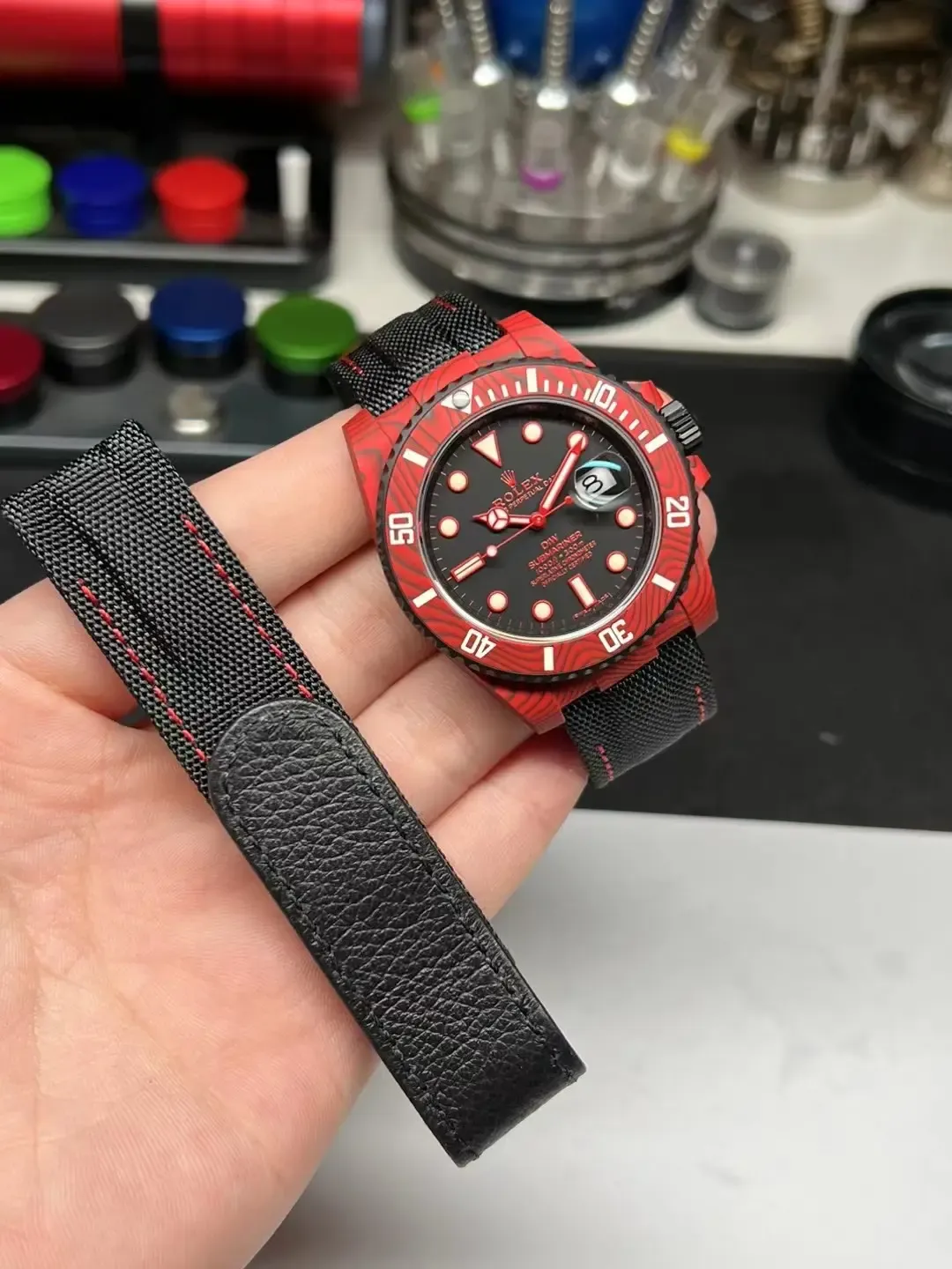 VS厂劳力士水鬼DIW改装：红魔与绿魔的深度评测