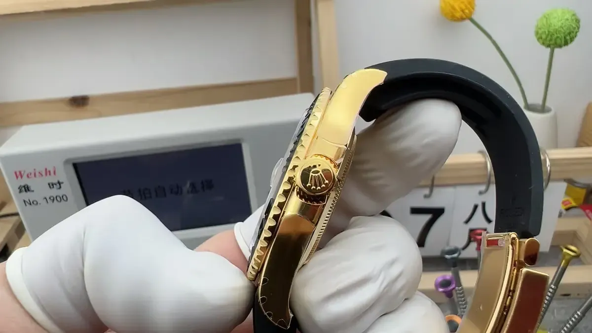 VS厂劳力士黄金游艇评测，细节能否乱真？