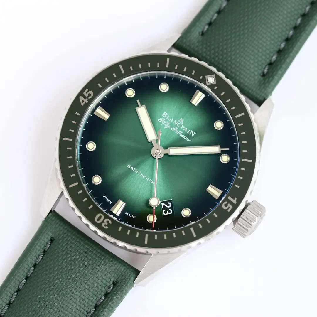 ZF厂宝珀五十噚极光绿5000：颜值爆表的腕间新宠