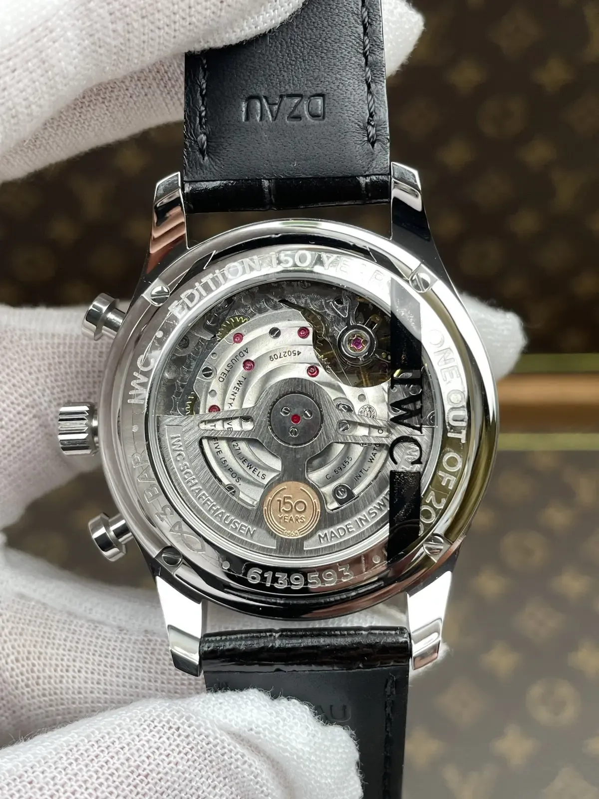 ZF厂万国葡计150周年版对比原版：真假难辨的细节解析