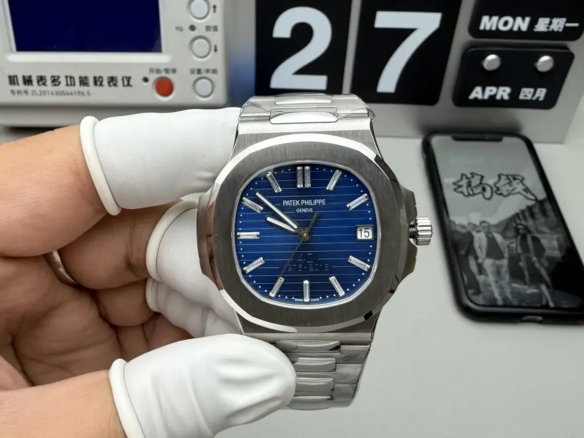 3K厂40周年鹦鹉螺实测，钻丁+324一体机芯，戴它秒变“富豪”