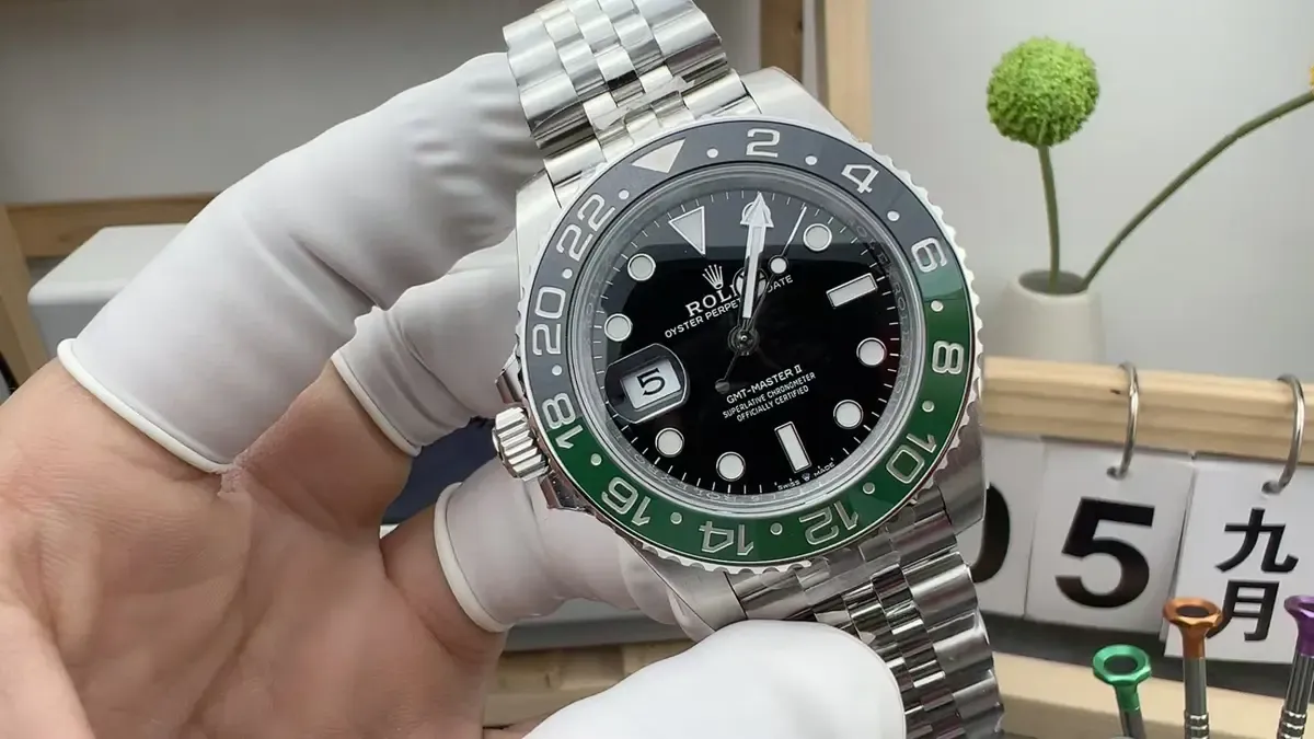 70小时动储+丹东3285芯！VS厂劳力士雪碧圈左撇子实测