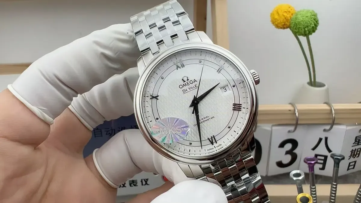 MKS厂欧米茄蝶飞做工评测，9015机芯表现如何？