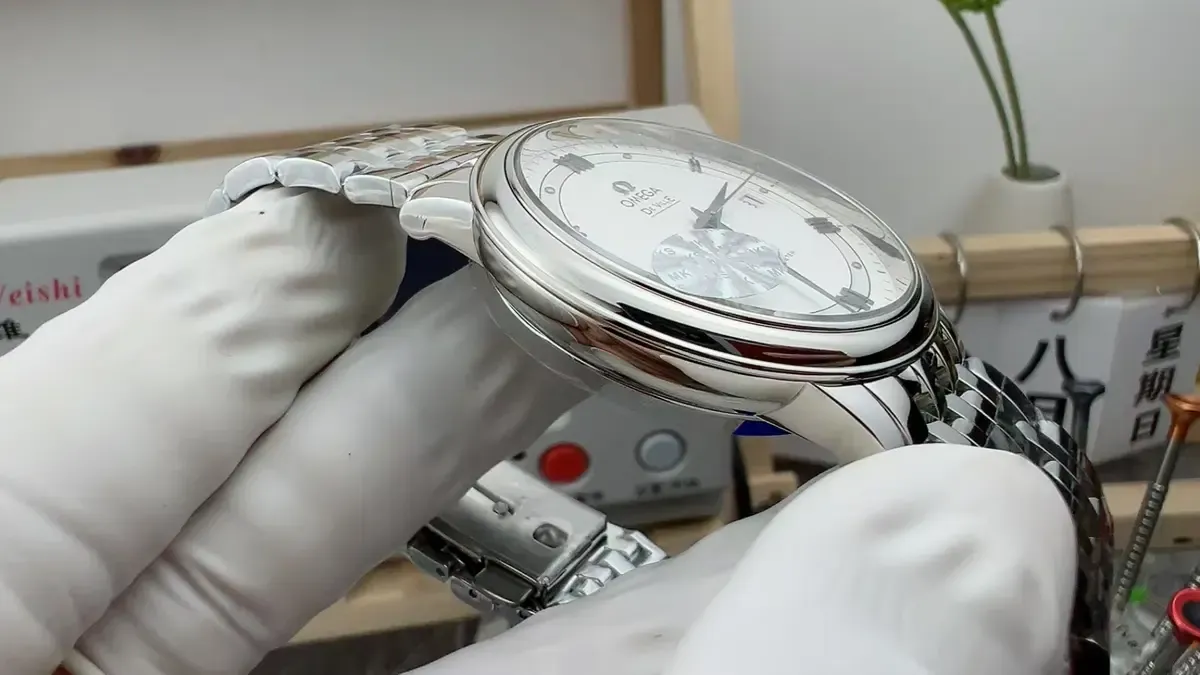 MKS厂欧米茄蝶飞做工评测，9015机芯表现如何？