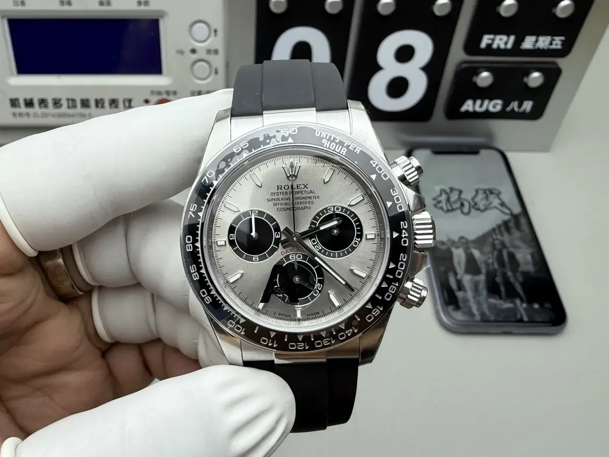 4131机芯加持！VS厂白金迪通拿“全配重+胶带微调”杀疯了