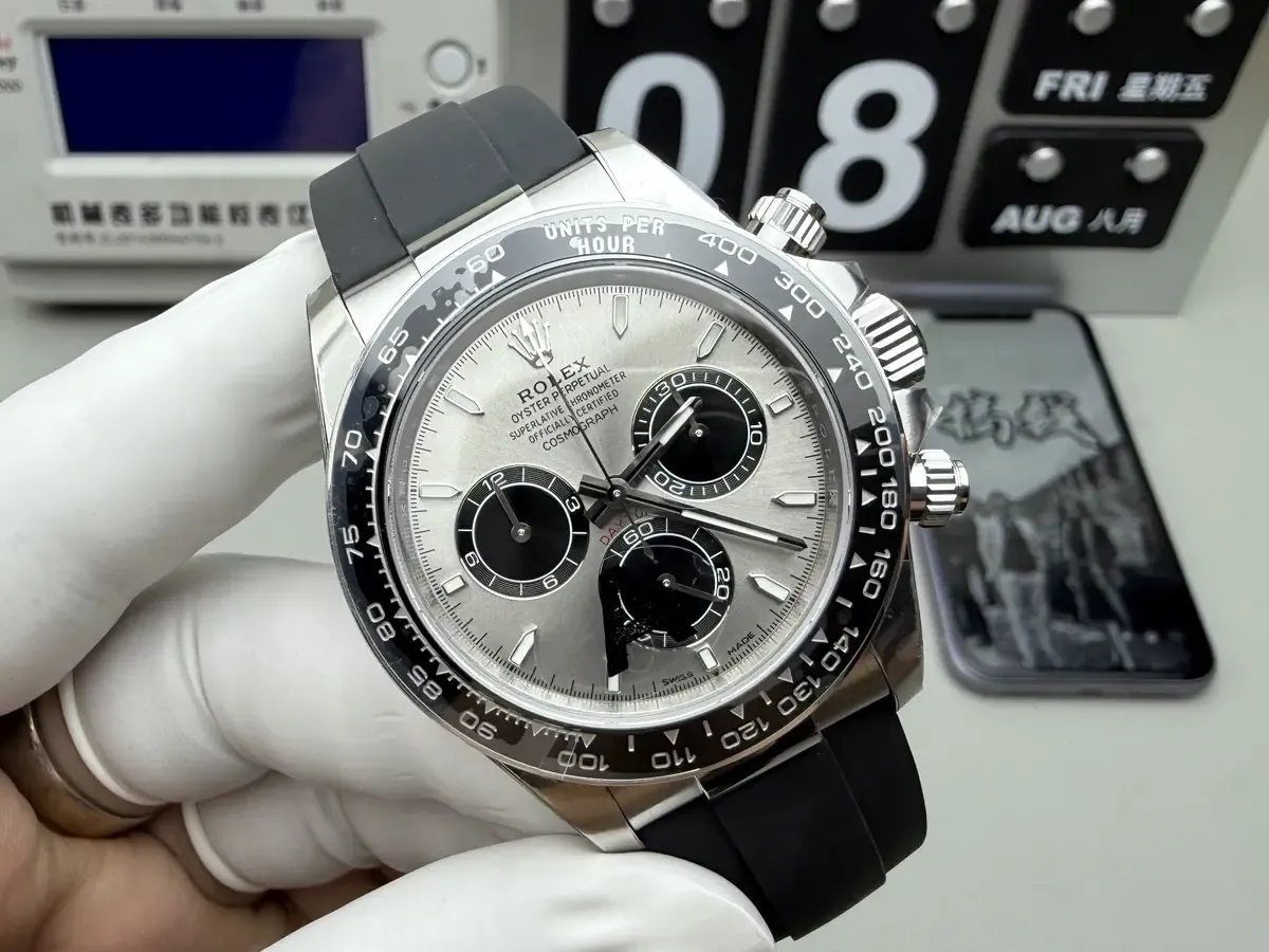 4131机芯加持！VS厂白金迪通拿“全配重+胶带微调”杀疯了