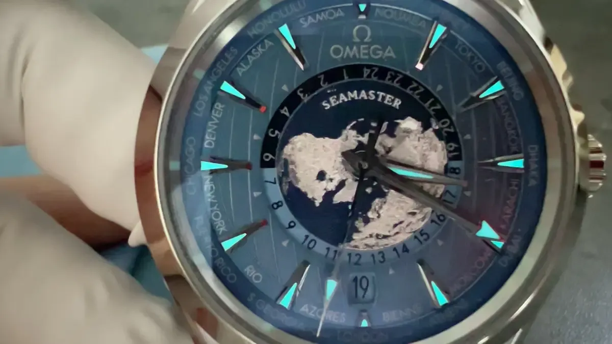 VS厂海马150M世界时冰蓝面，颜值与做工双重炸裂！