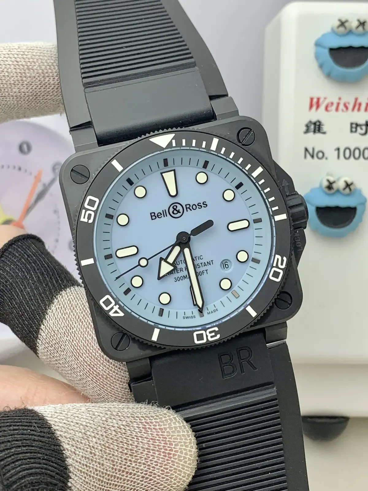 全夜光炸裂！M+厂柏莱士BR03陶瓷神作，戴上秒变焦点