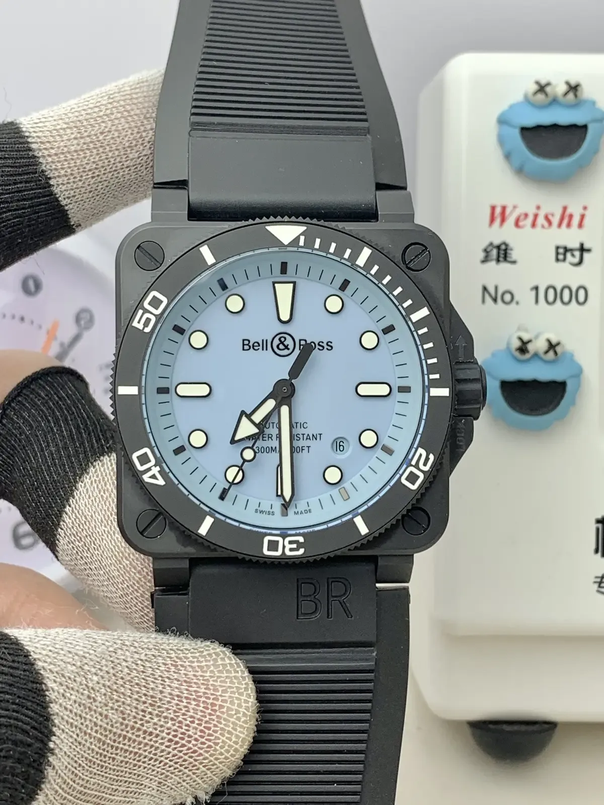 全夜光炸裂！M+厂柏莱士BR03陶瓷神作，戴上秒变焦点