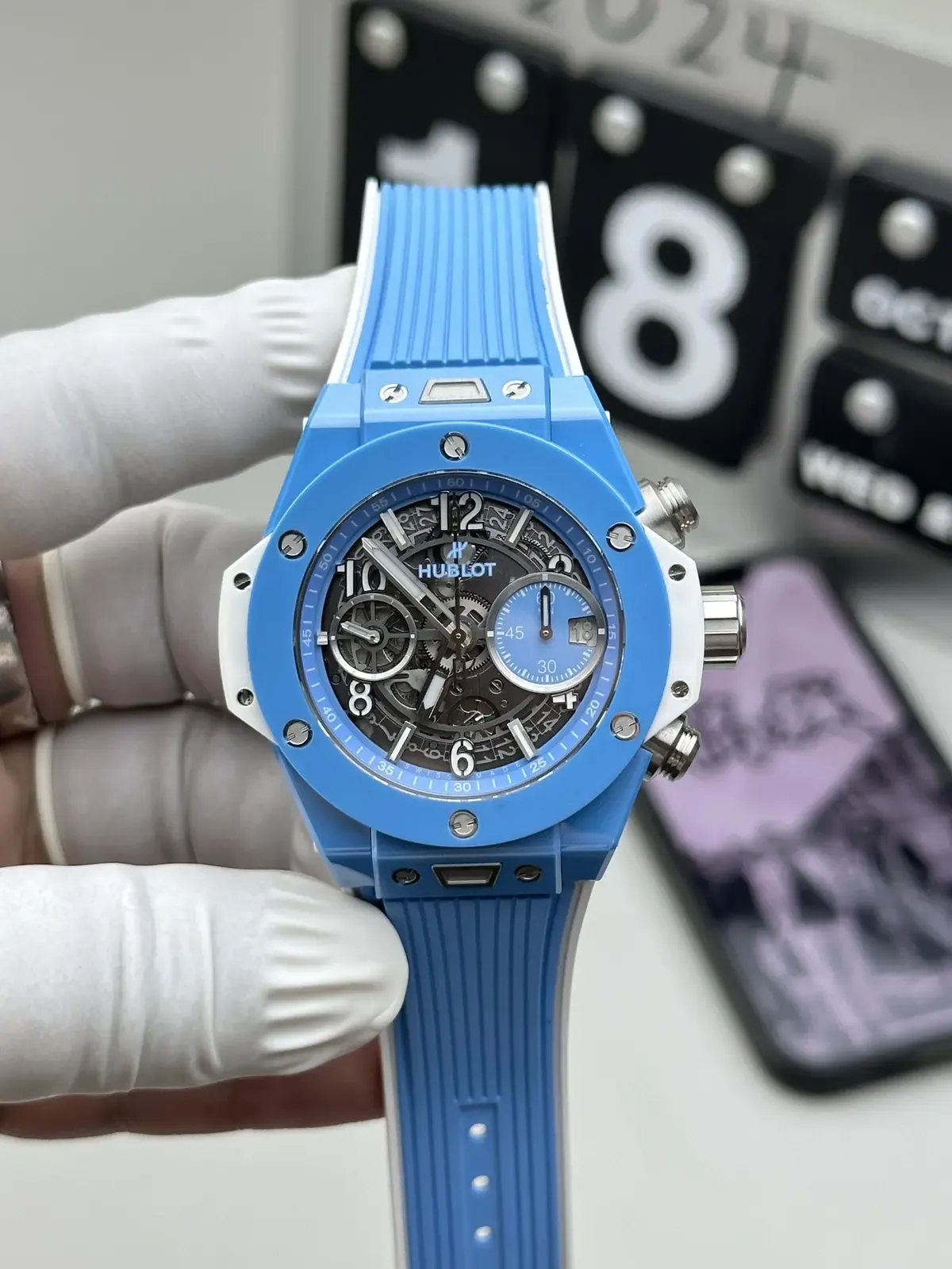 BBF宇舶大爆炸蒂芙尼蓝陶瓷上手实测，回头率爆表