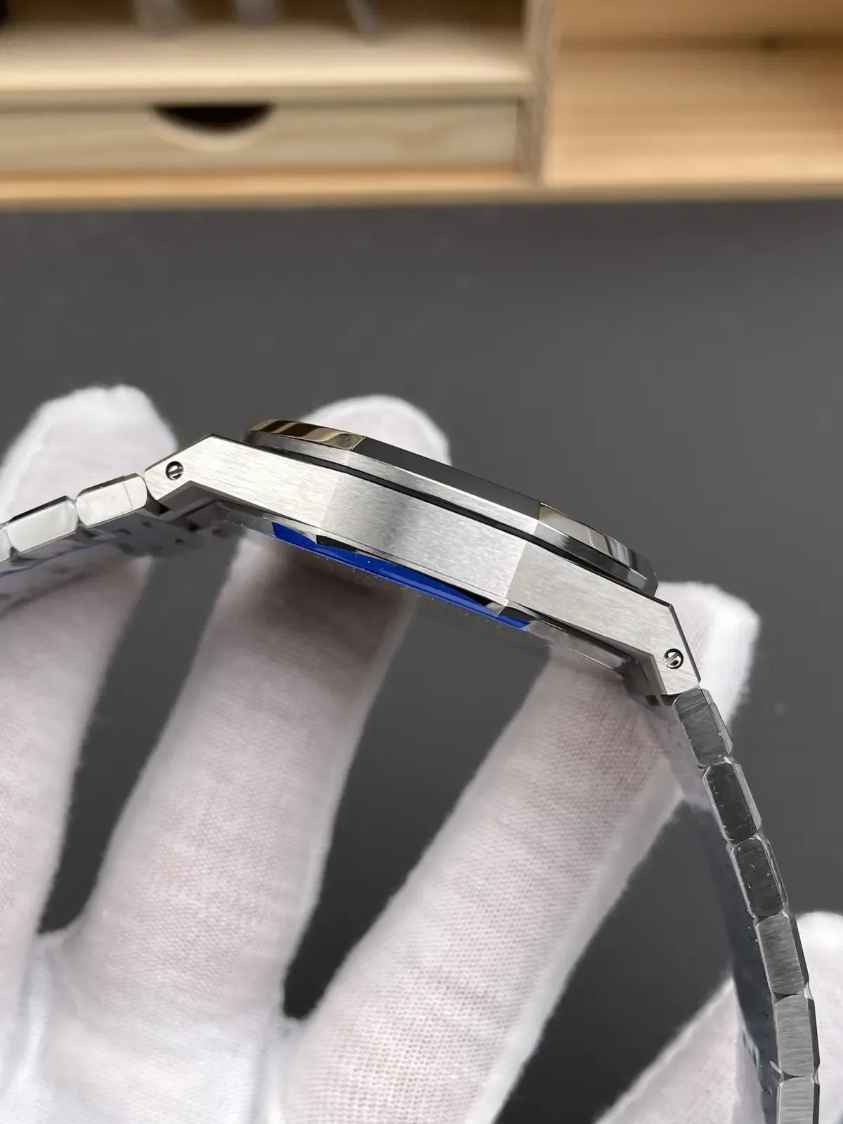 APS厂爱彼皇家橡树15500白面V4版做工细节满分