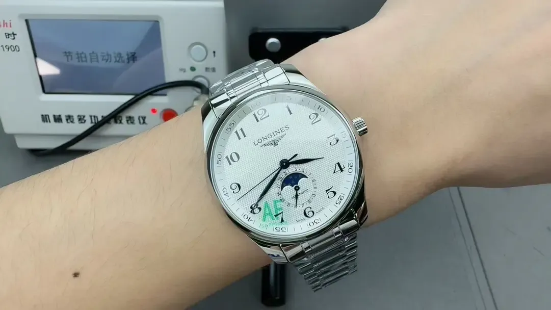 AF厂浪琴月相名匠42mm：烤蓝指针+899.5机芯