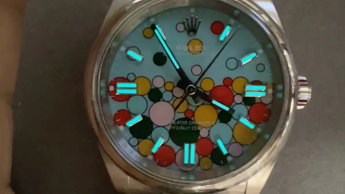 Clean厂蚝式恒动彩色气泡：从细节到机芯的全方位解析