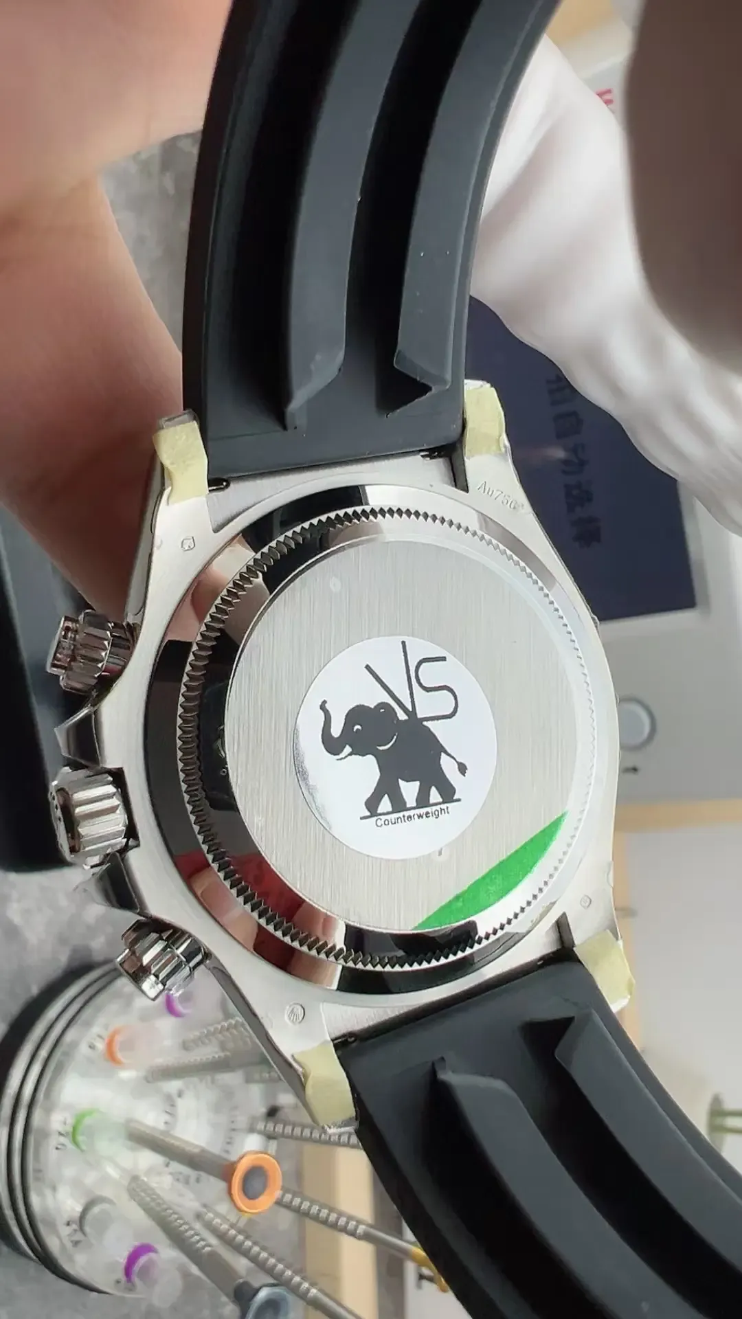 137克真重警告！VS厂劳力士灰胶迪实测，一比一还原原装