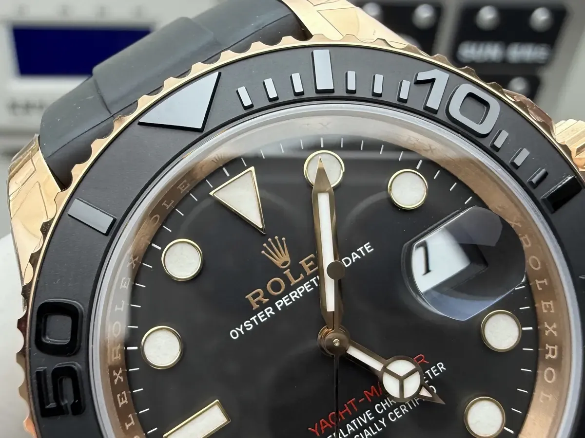 VS厂劳力士游艇玫瑰金上手实拍对比正品（避坑指南）