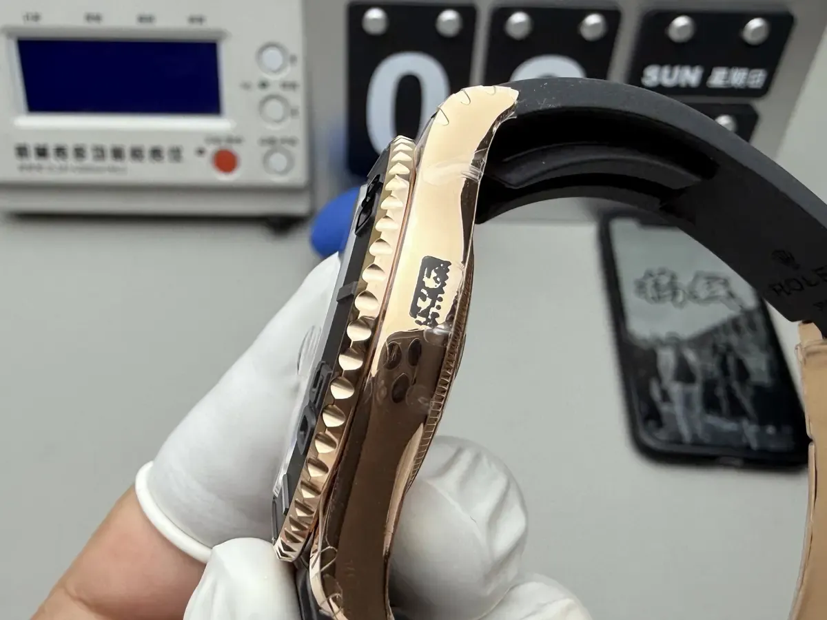 VS厂劳力士游艇玫瑰金上手实拍对比正品（避坑指南）